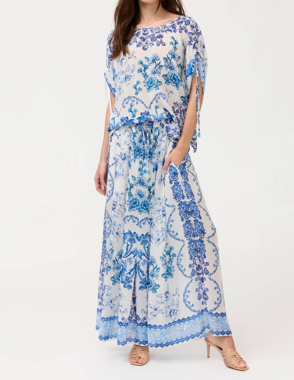 Johnny Was - PLEATED WIDE LEG PANT