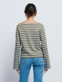 Nation Ltd - Bryce Boat Neck Stripe Top