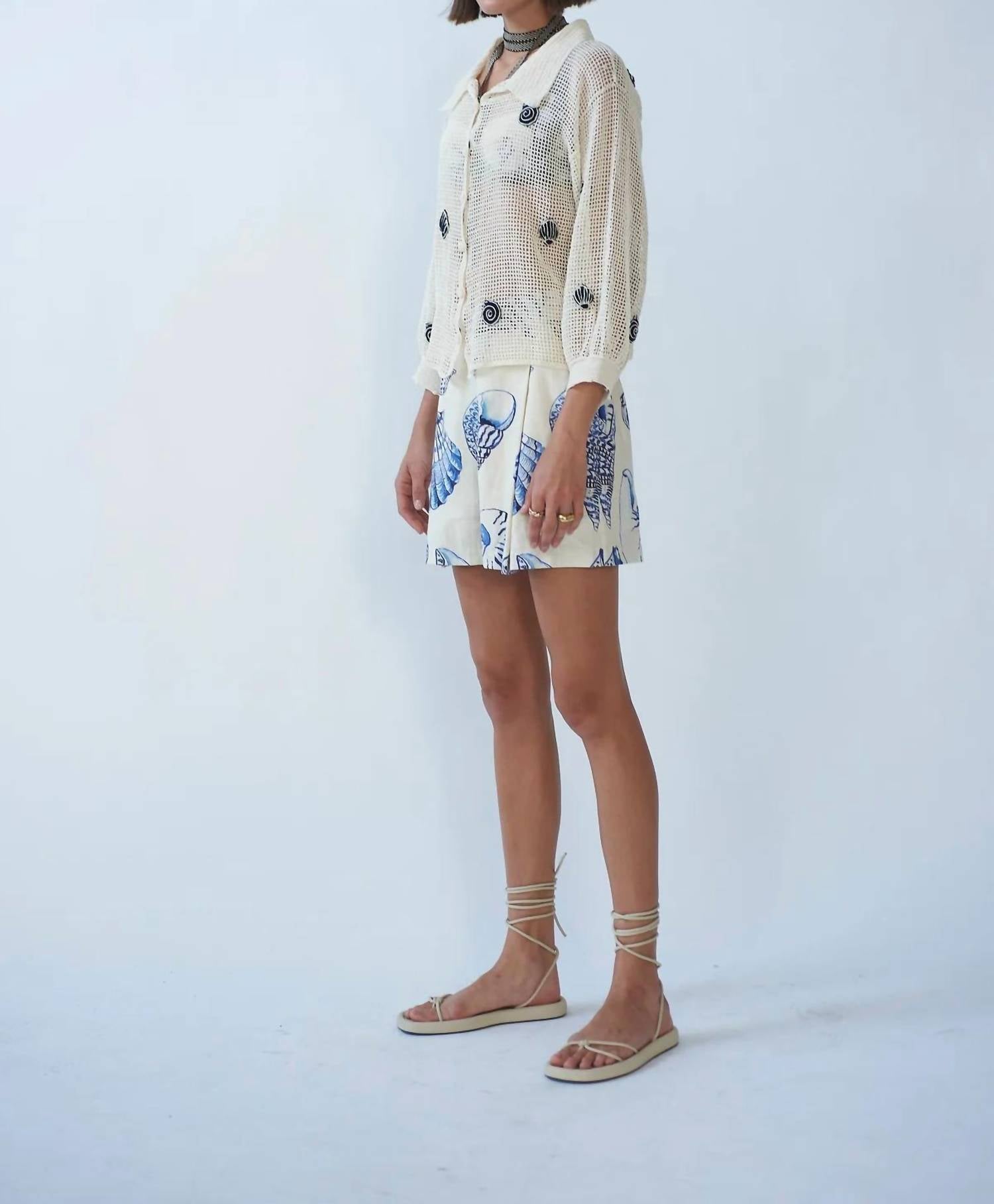 Carolina K - Delmar Crochet Bomber Jacket