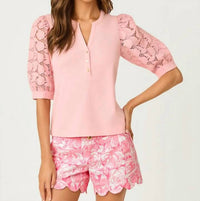 Lilly Pulitzer - RONSON EYELET KNIT TOP