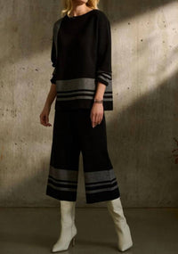Joseph Ribkoff - Knit Stripe Tunic Sweater