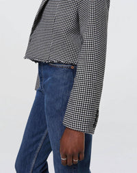 Re/Done - wool cutoff boyfriend blazer