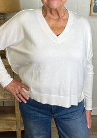 Ee:Some - Simply Soft V-Neck Sweater