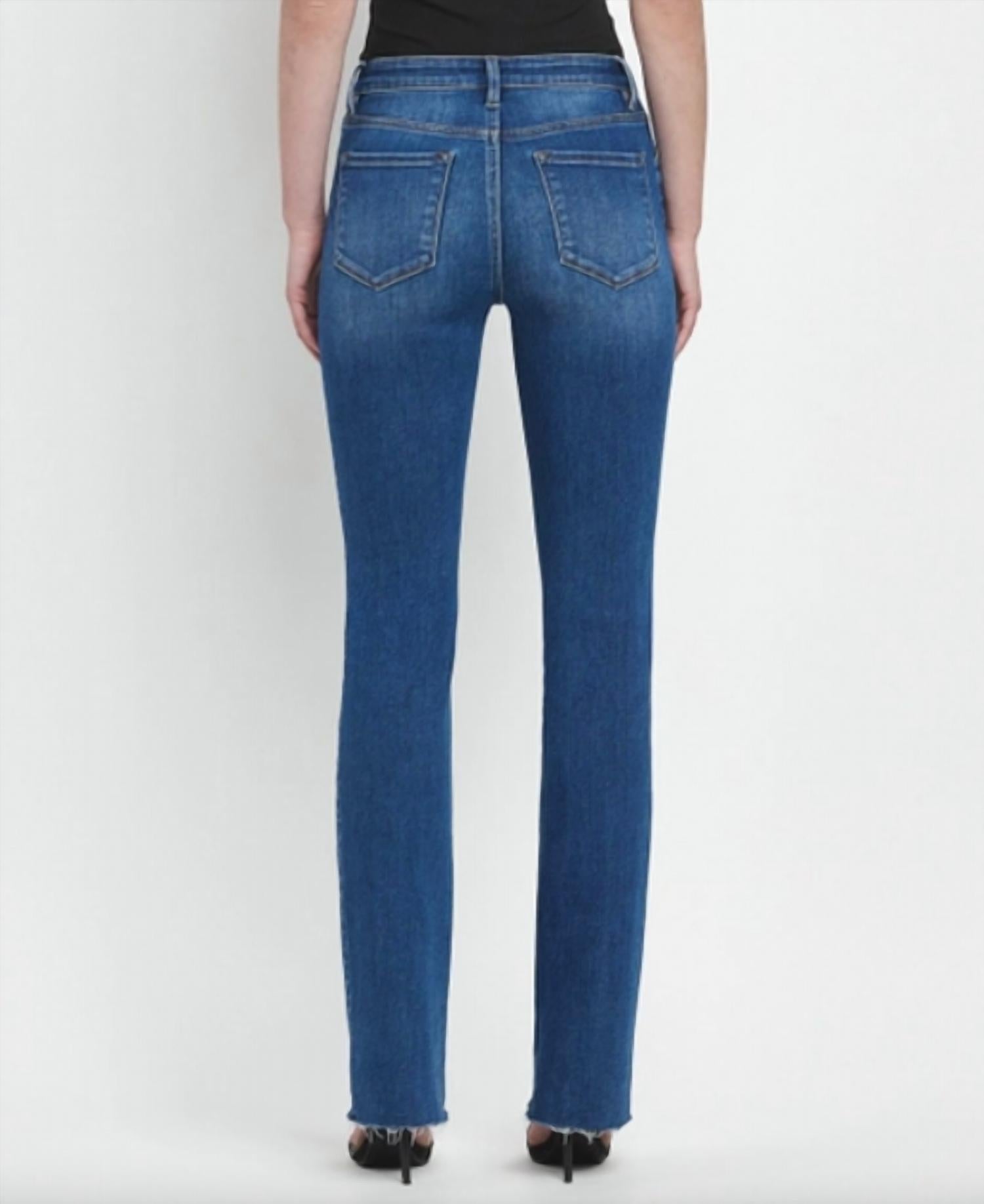 Lovervet - High Rise Slim Bootcut Jeans