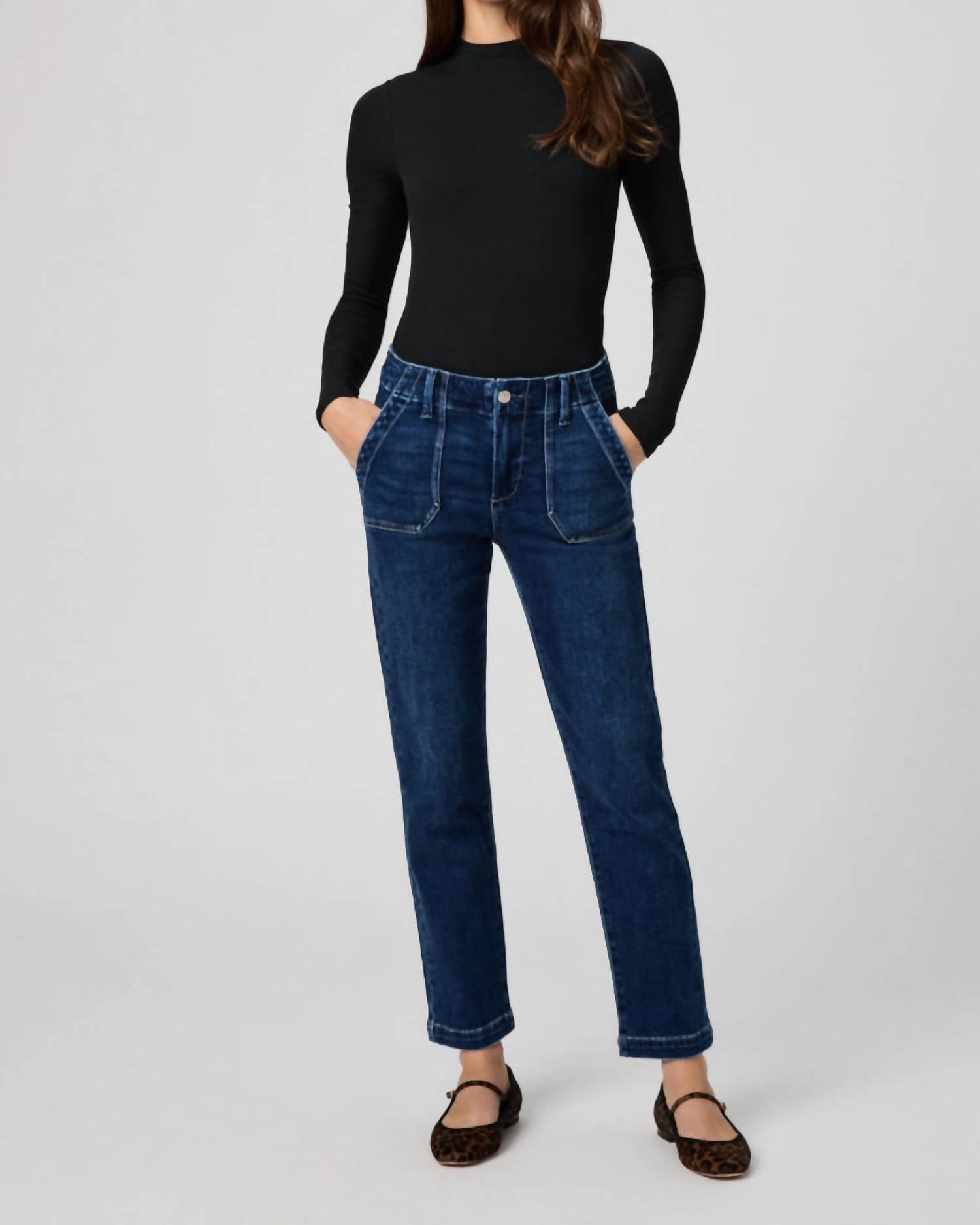 Paige - Mayslie Straight Ankle Jean