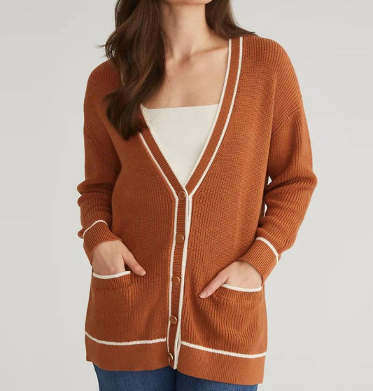 525 America - Emma Cardigan With Tipping