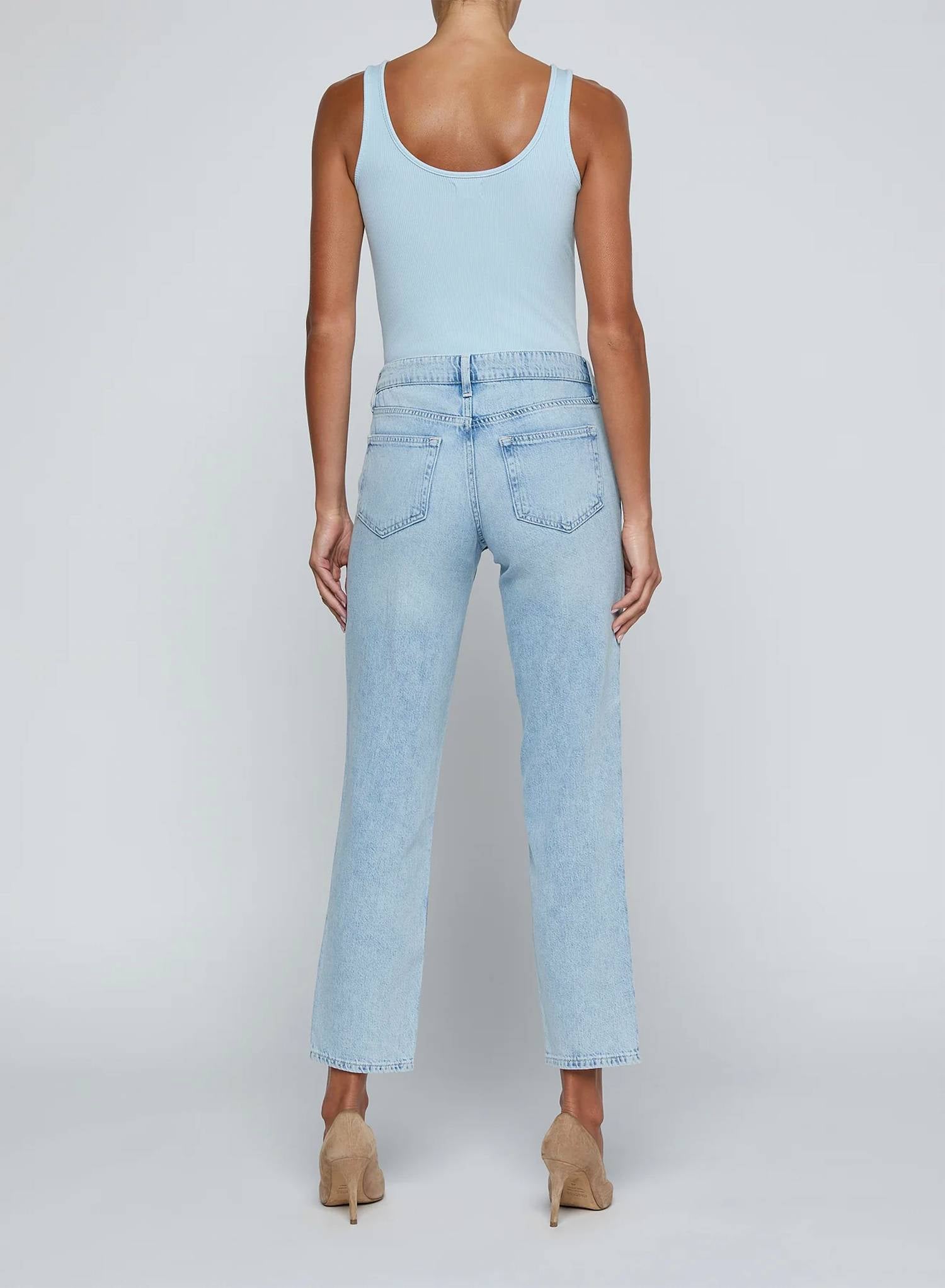 L'Agence - Nevia Slouch Straight Leg Jean