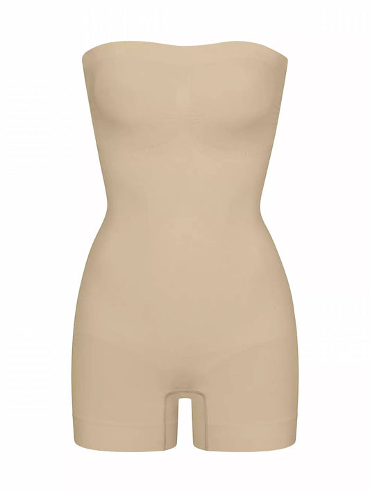 Skims - seamless sculpt strapless shortie bodysuit