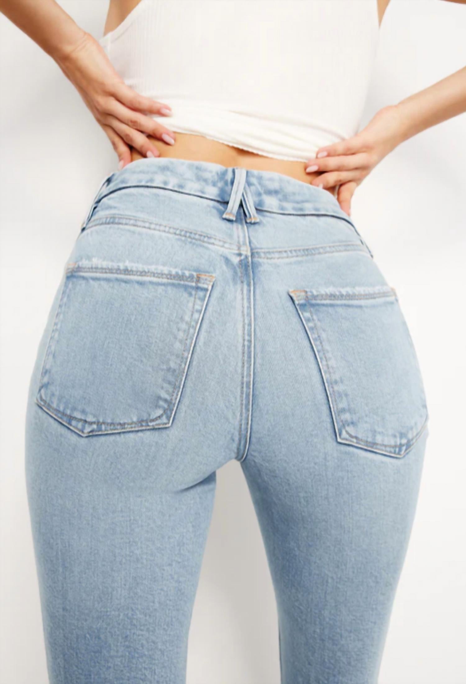 Good American - Good Legs Straight Jeans