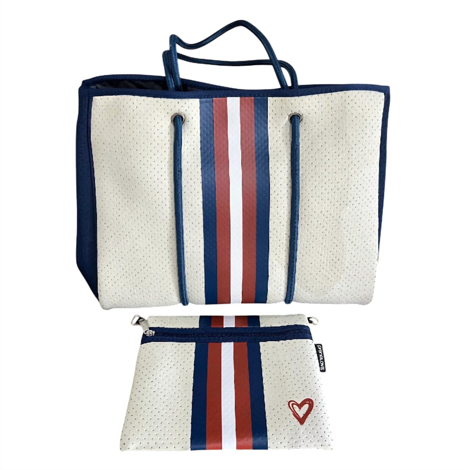 preneLOVE Women's Tote Bag in stripe - women's bag