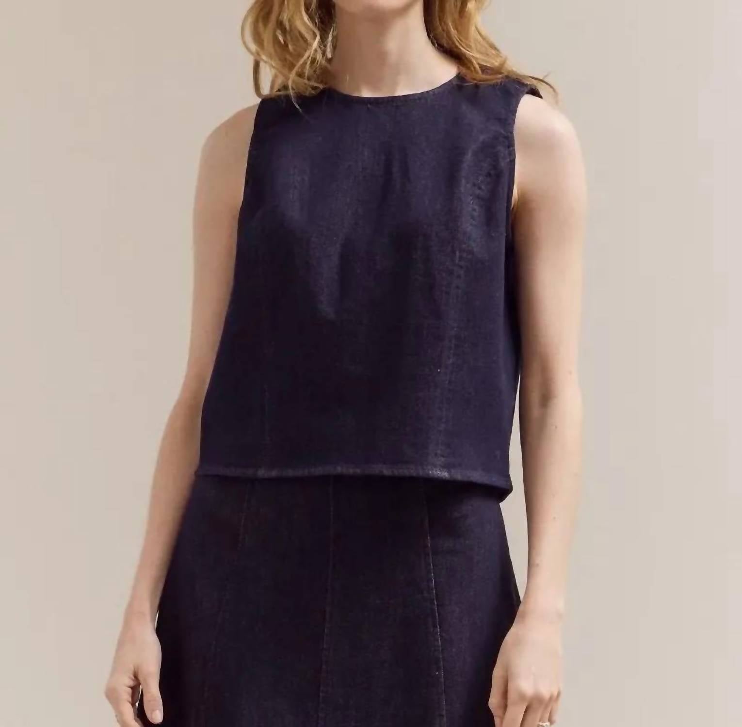 Grade & Gather - Noor Sleeveless Denim Top