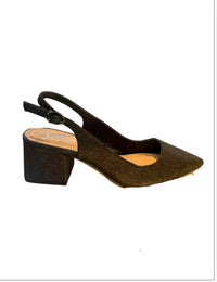 Nina - Women's Sugar glitter closed toe block heel