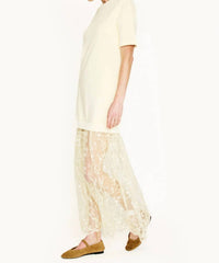 Line And Dot - Esryn Mixed Media Dress