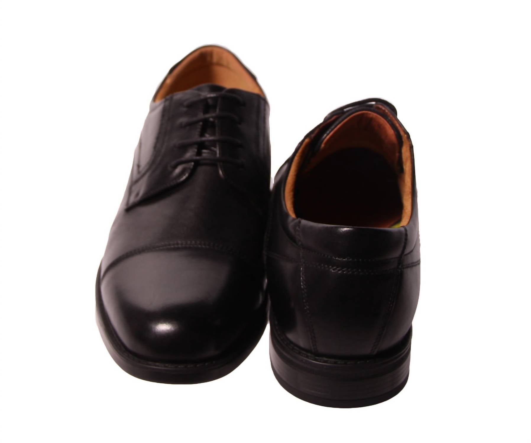 Florsheim Men's Midtown Cap Toe Oxford Shoes in black - men's shoe - alternate view