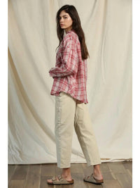 By Together - Oversized Plaid Shirt