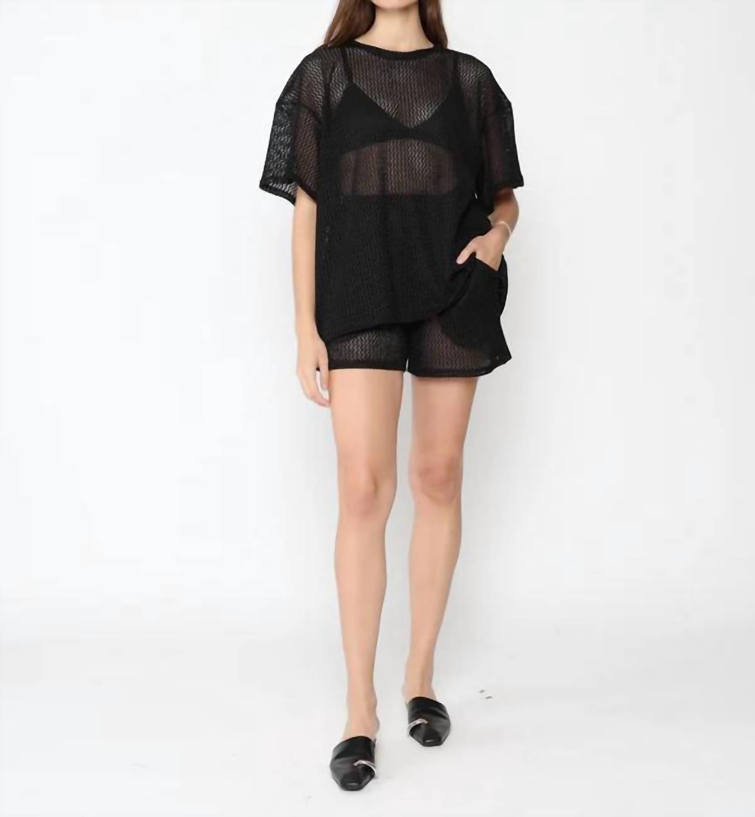 Ripley Rader - Fishnet Lounge Shorts