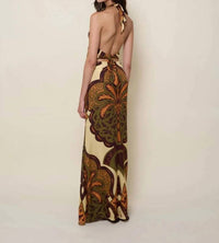 Johanna Ortiz - Finding Peace Silk Halter Dress