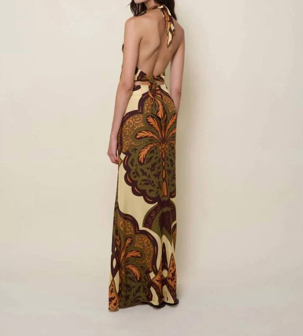 Johanna Ortiz - Finding Peace Silk Halter Dress
