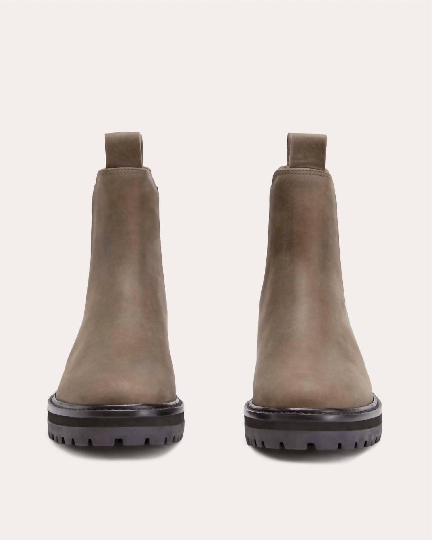 Everlane Women's Lug Chelsea Boots in vintage fossil brown - women's shoe - view 4