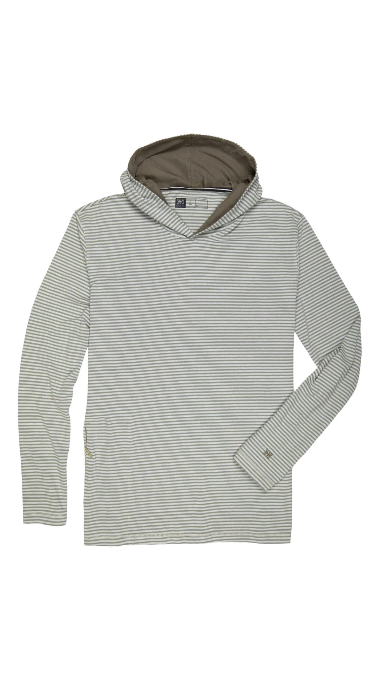 Dakota Grizzly Men's Collin Hoodie in moss - men's shirt