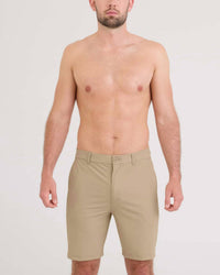 SAXX Caddie Golf Short 8in in perfect khaki - men's shorts