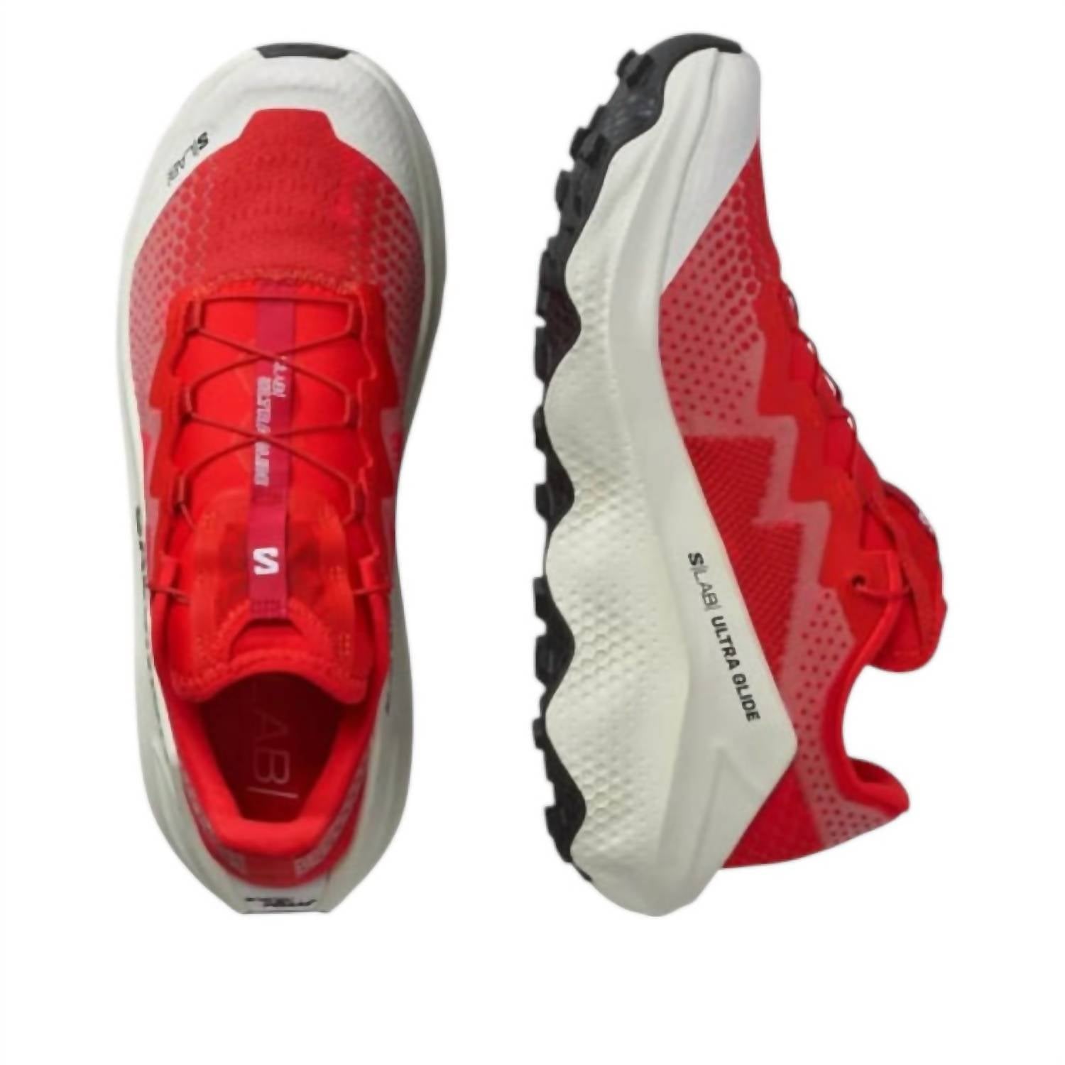SALOMON Men's S-lab Ultra Glide Shoes in fiery red pompeian red vanilla ice - men's shoe - view 5