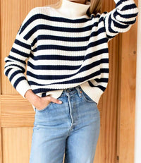 Emerson Fry - Boxy Funnel Neck Sweater