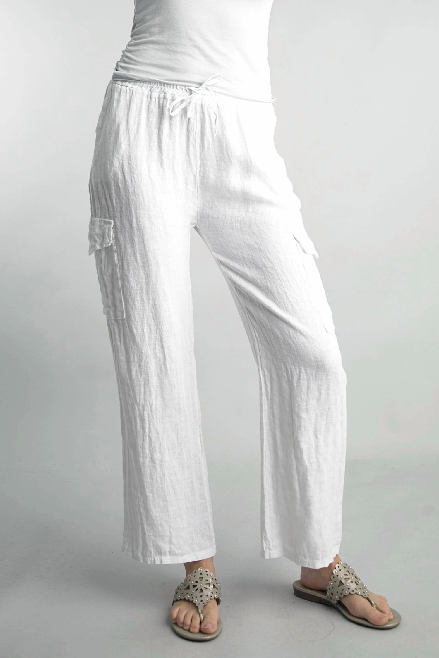 Tempo Paris - Cargo Linen Pant