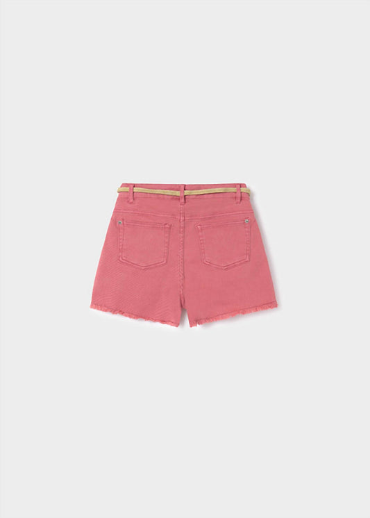 Mayoral - Girl's Twill W/ Rope Belt Short