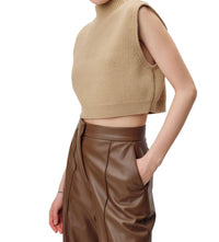 Ronny Kobo - Lumina Mock Neck Sleeveless Knit Top