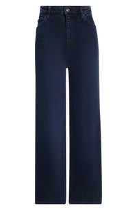 FRAME Wide High Waist Ankle Wide Leg Jeans in untold - women's jeans - view 5