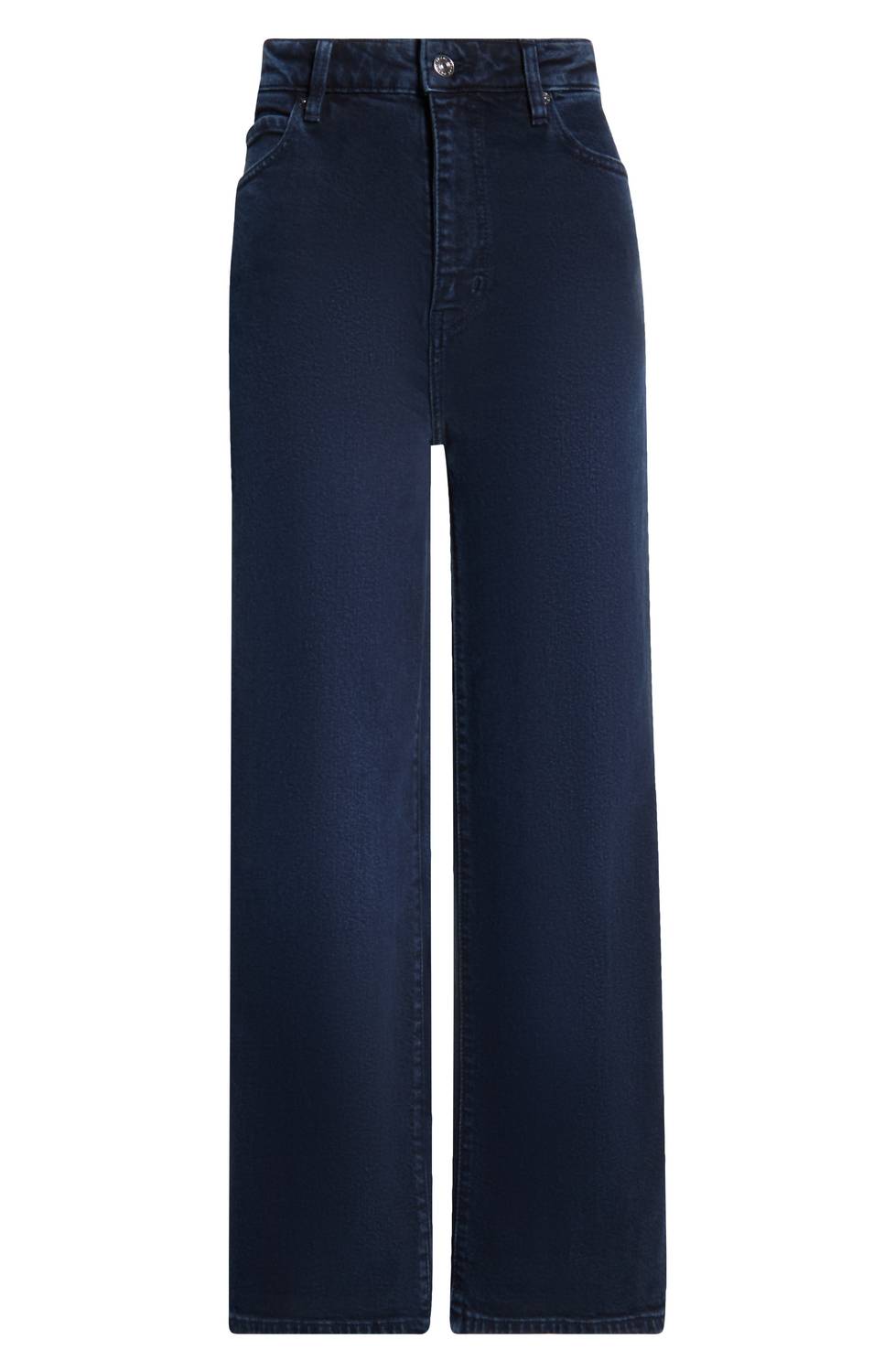FRAME Wide High Waist Ankle Wide Leg Jeans in untold - women's jeans - view 5
