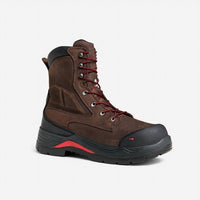 Red Wing Shoes Men's King Toe Waterproof Safety Boots in brown - men's boots - detail view