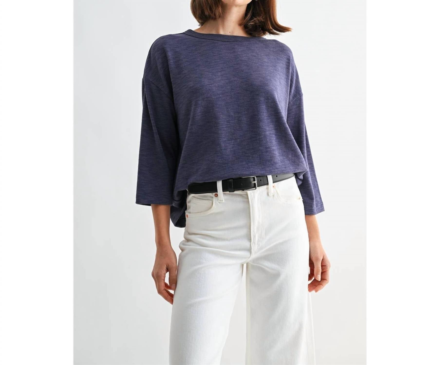 Fun 2 Fun - Knit Drop Shoulder Top