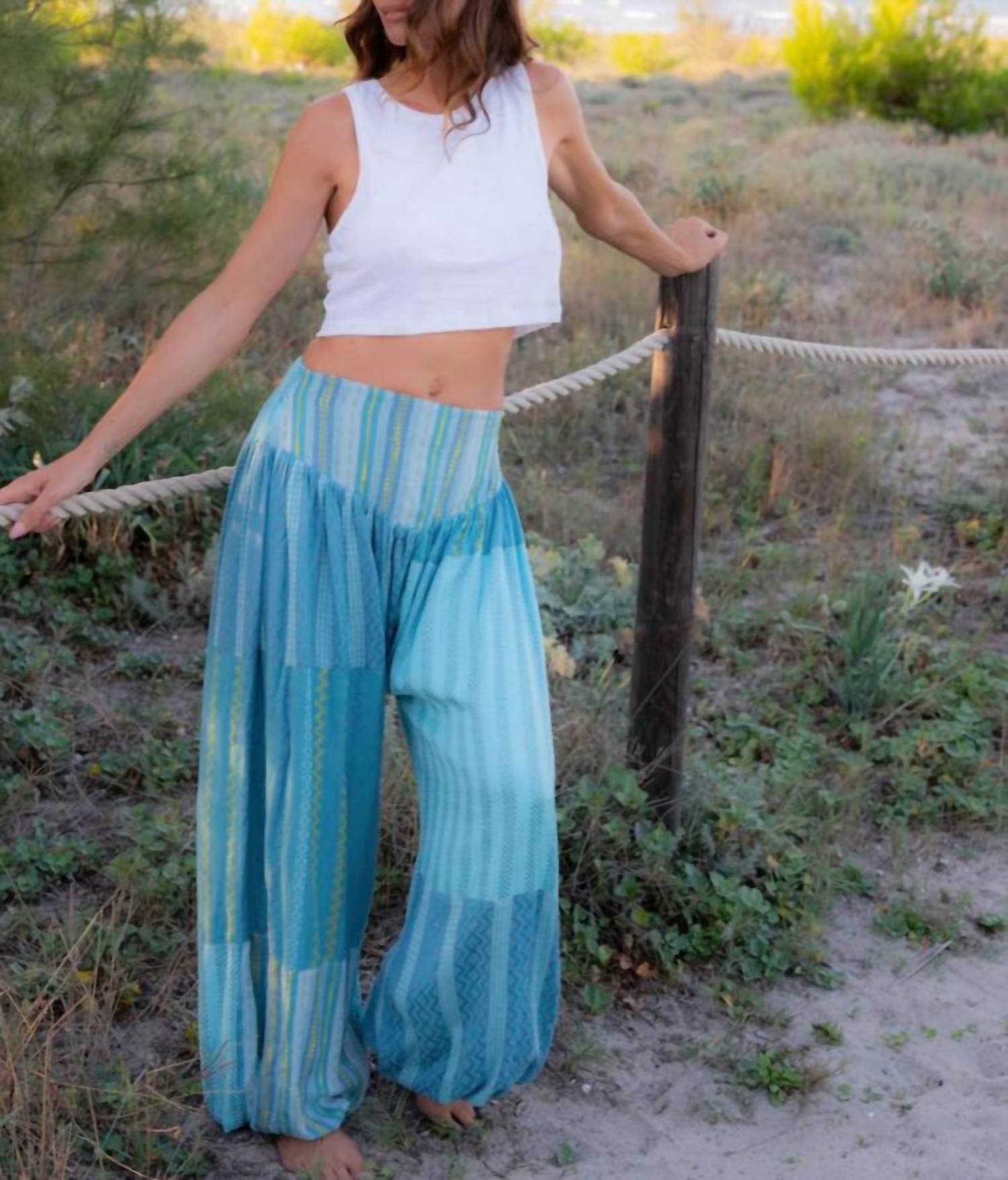 Pitusa - Patchword Aladdin Pant