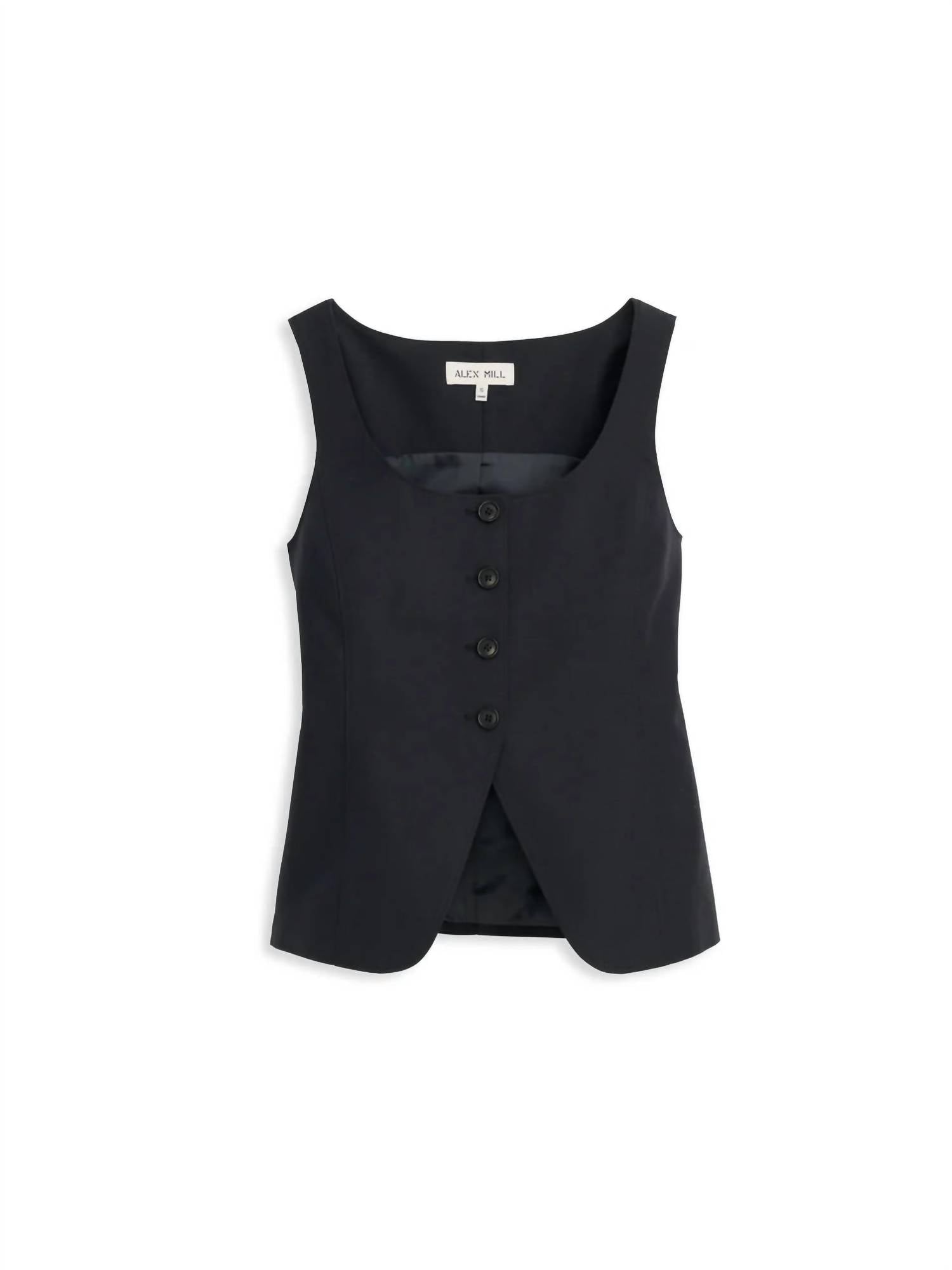 Alex Mill - Soho Scoop Linen Cotton Vest