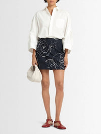Marni - Aurora Heavy Poplin Mini Skirt