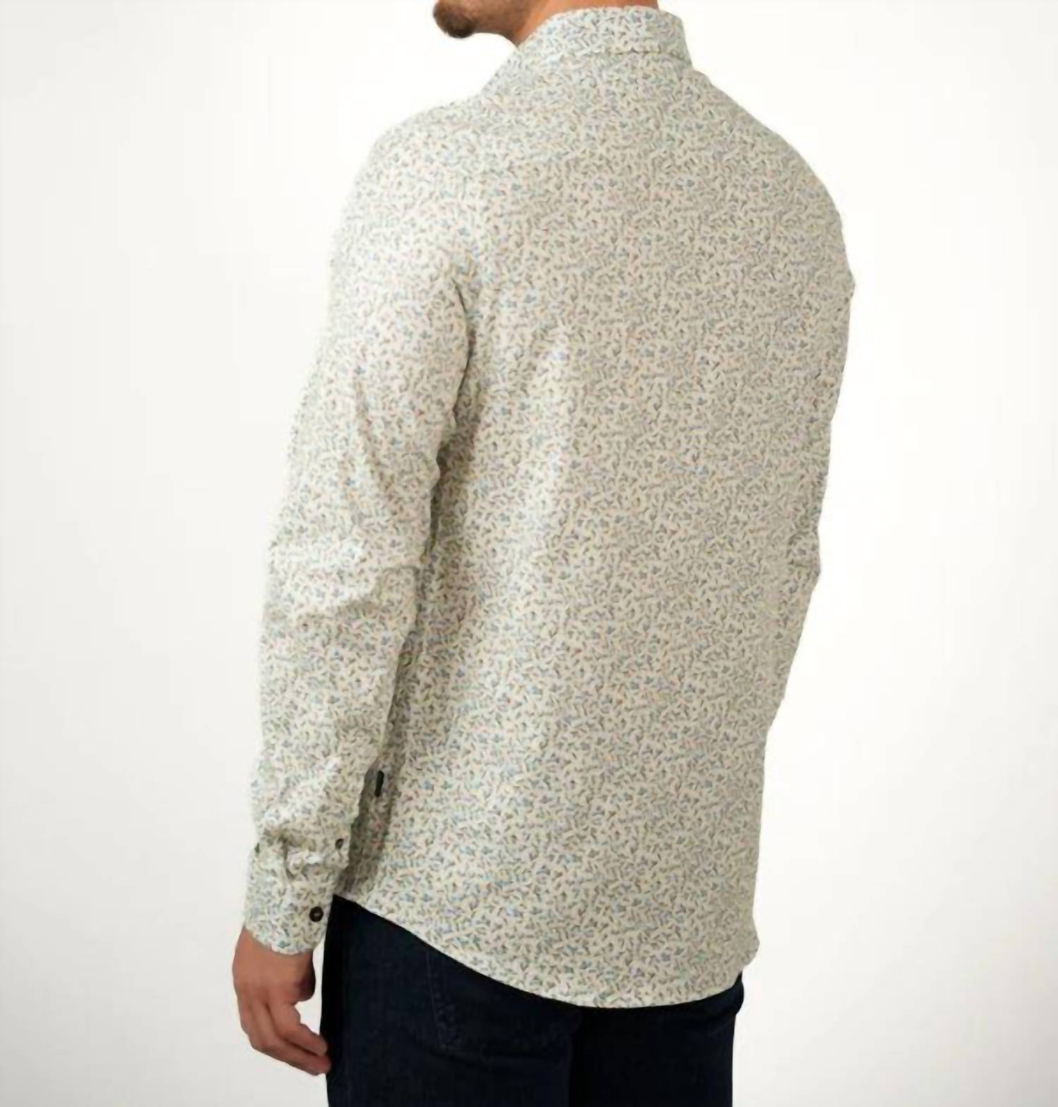 Stone Rose - Printed Meadow Ditsy Long Sleeve Shirt