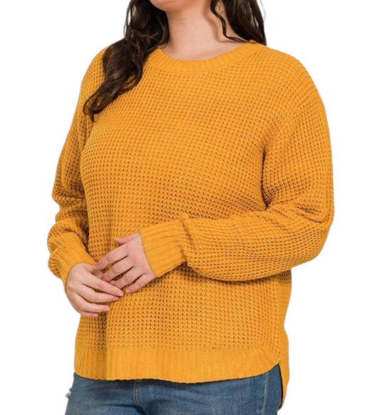 Zenana - Times Curvy Sweater - Plus