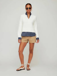 Fifteen Twenty - Carrie Mixed Media Sweater