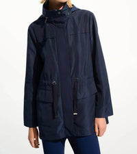 Joseph Ribkoff - Zip-up Hooded Anorak Jacket