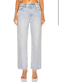 RE/DONE Women's 90’s Crop Low Slung Jean in vintage playa - women's jeans