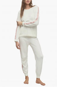 Barefoot Dreams - Cozy Chic Ultra Lite Heart Stripe Pullover