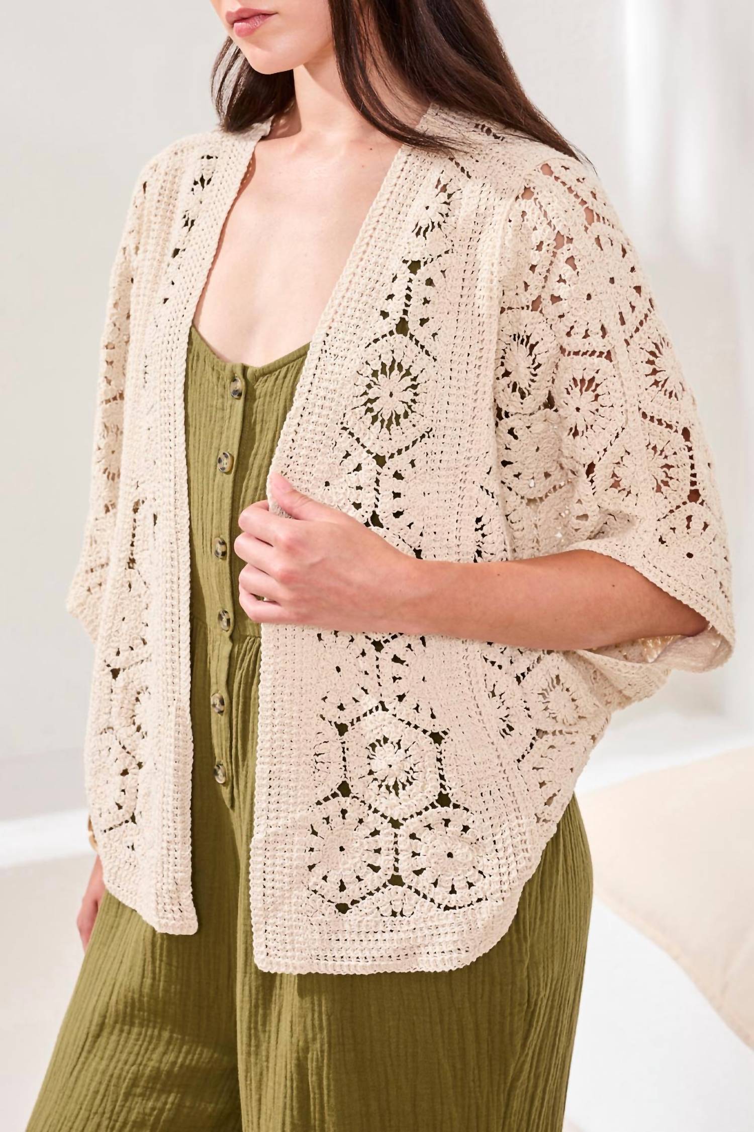 Tribal - Bella Crochet Cardigan