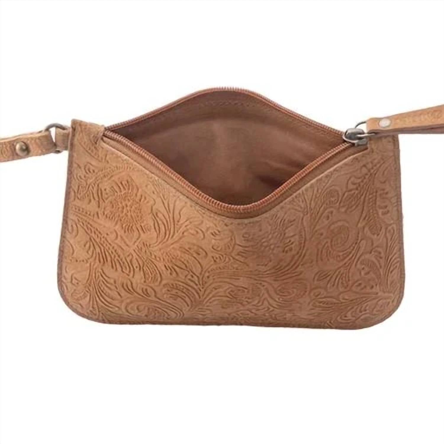 Myra - Women's Heritage Scroll Clutch