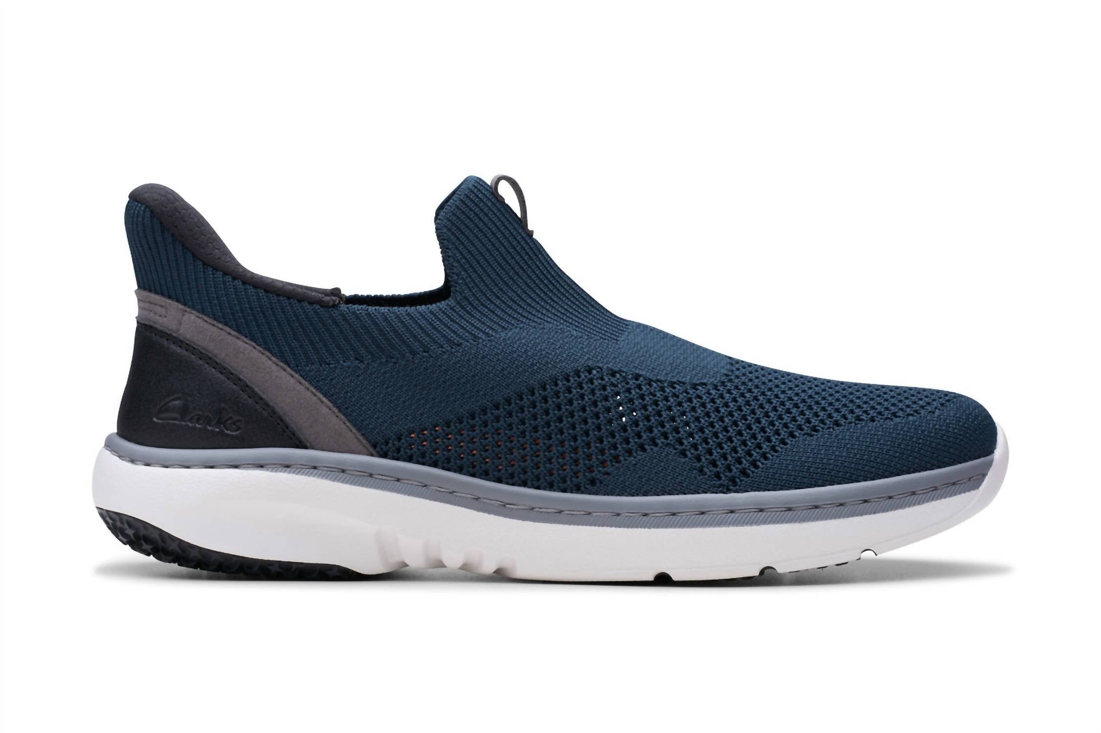 Clarks Men's Pro Free Sneaker in navy knit - men's sneaker