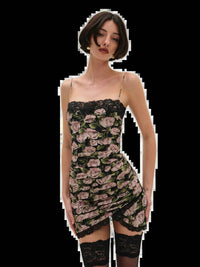 For Love & Lemons - Fallen Rose Mini Dress