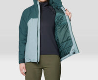 Mountain Hardwear Stretch Ozonic Insulated Jacket in blue sage verve - women's jacket - view 6