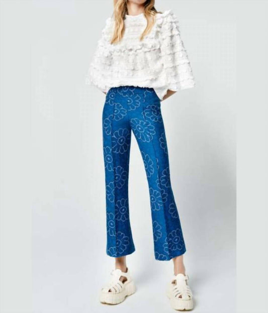 Smythe - Cropped Pintuck Pant