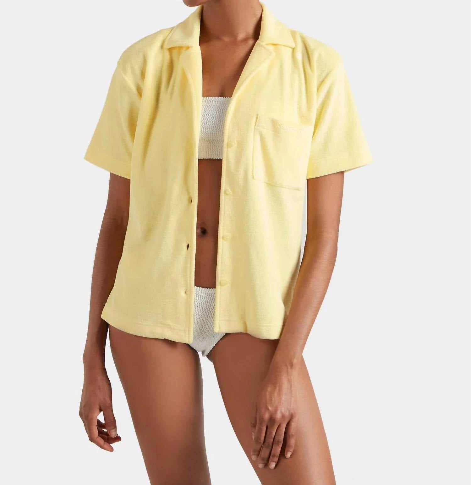 Hunza G - Terry Toweling Cuban Shirt